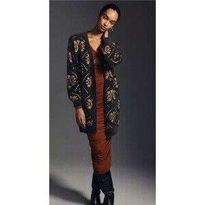 New Maeve Anthropologie Size One Size Fuzzy Cardigan Open Sweater